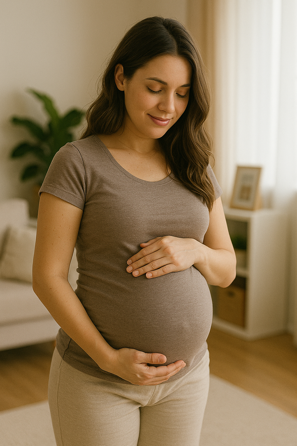 Zeitverlauf Babybauch – Daumenkino Idee Schwangerschaft