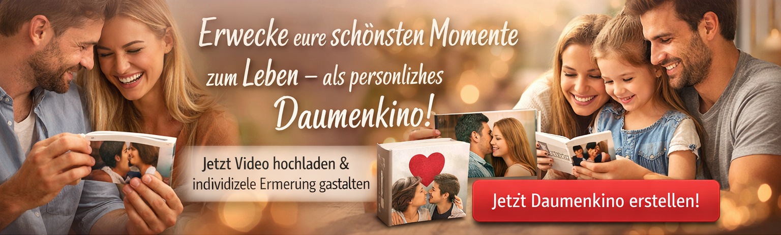 Erwecke eure schönsten Momente als Daumenkino
